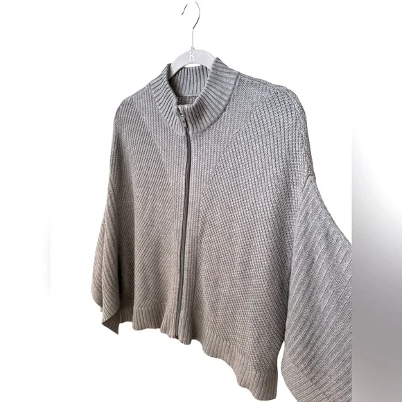 Lululemon Softer Still Wrap Cashmere Blend *Heathered Asphalt Gray *Size Large - Picture 4 of 13